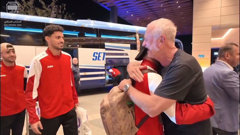 Arnold welcomes Iraq players to Mexico