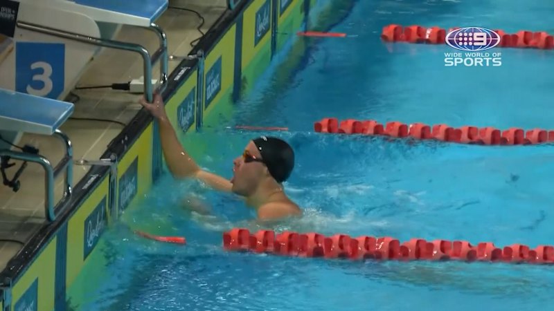 Short dominates 400m freestyle final