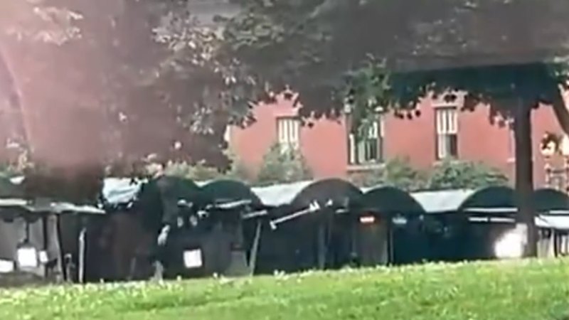 Gunshots heard near White House
