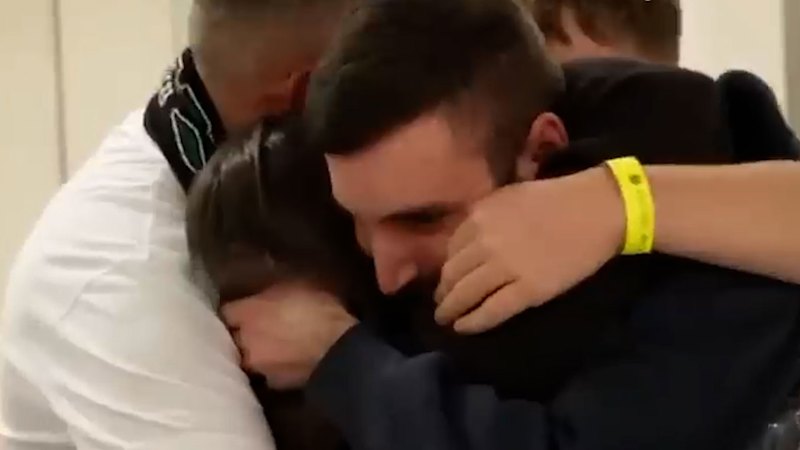 Matan Angrest finally reunites with his family