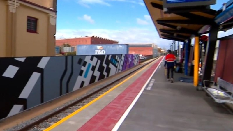 Finishing touches on South Port Dock Railway Line