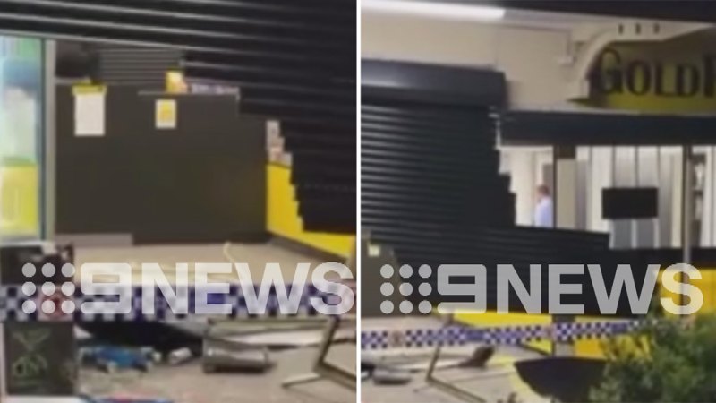 Police hunt three thieves over Gold Coast ram raid