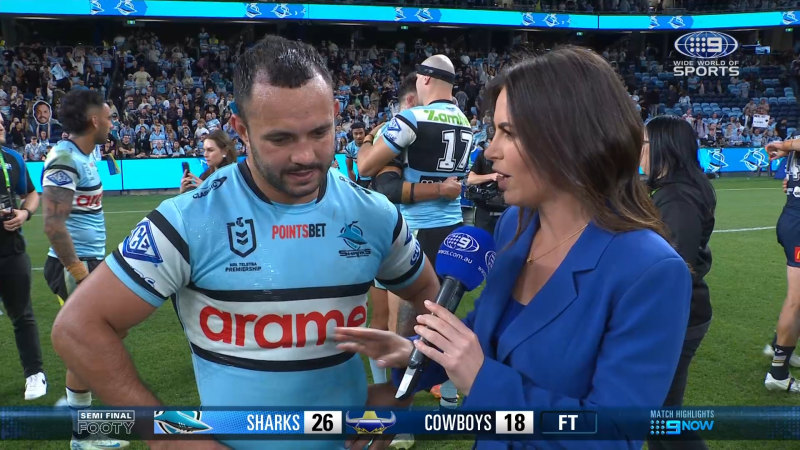 Sharks star’s immediate reaction