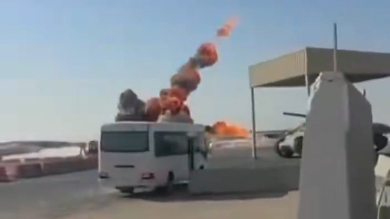 Iranian drone explodes at a US base in Kuwait