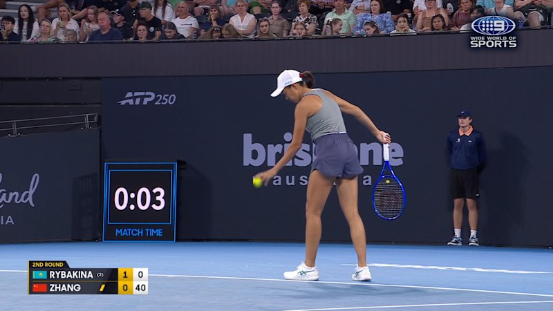 2026 Brisbane International Highlights: Elena Rybakina v Shuai Zhang