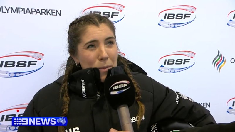 Bobsled Bree sets a new track record