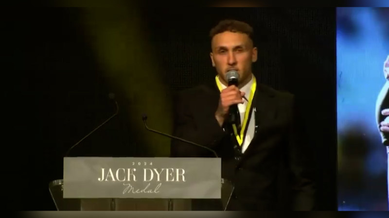 Awkward speeches headline Tigers best and fairest