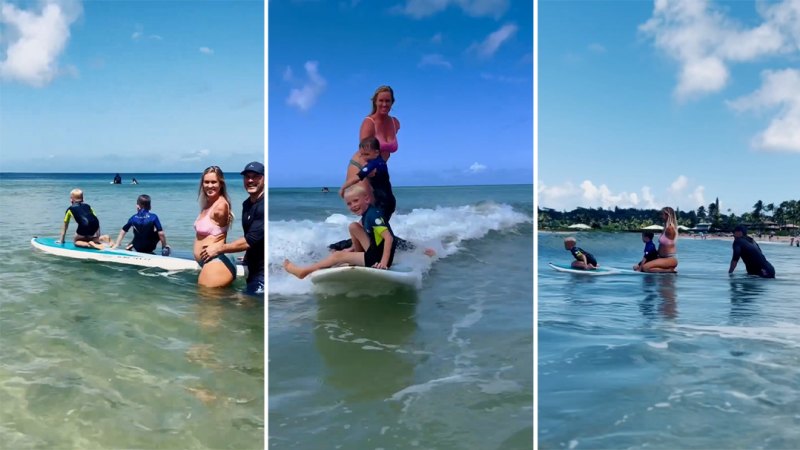 Bethany Hamilton shares sweet clip of her family surfing