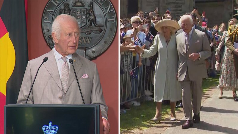 Aussies travel from far and wide to see King Charles III and Queen Camilla