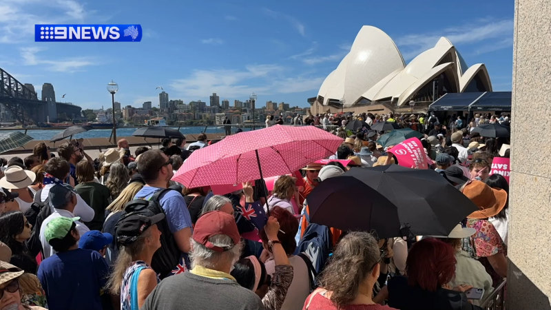 Sydney Harbour packed ahead of King Charles visit