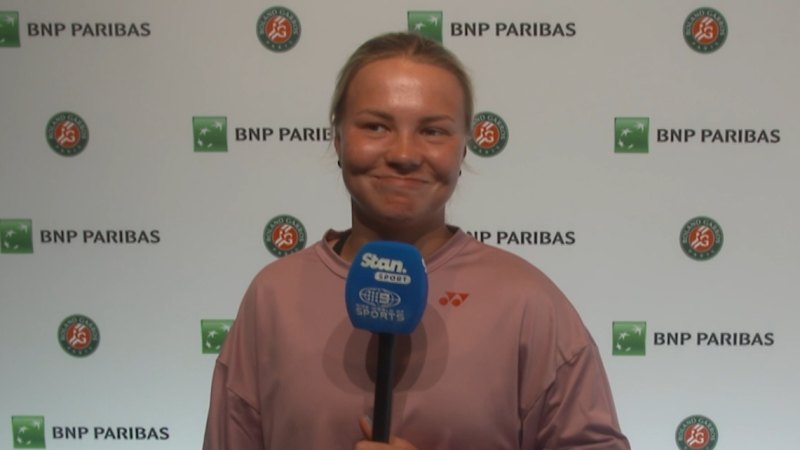 Shnaider in shock after stunning Sabalenka