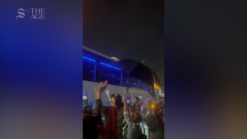 Iranian women's soccer team leaves the Gold Coast match