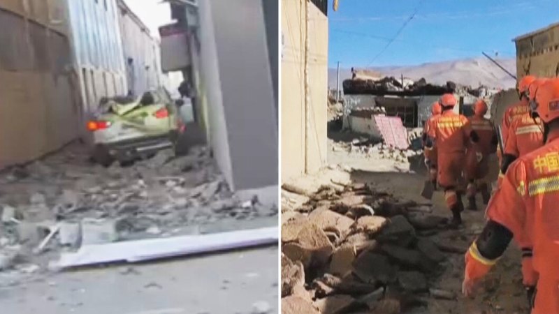 Deadly earthquake in Tibet