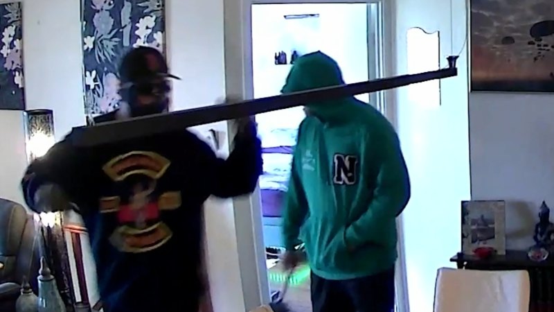 CCTV captures masked men in armed home invasion