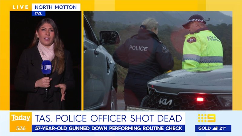 Man detained after Tasmania police officer killed