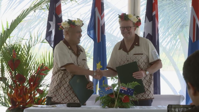 Australia signs major policing pact with Pacific leaders