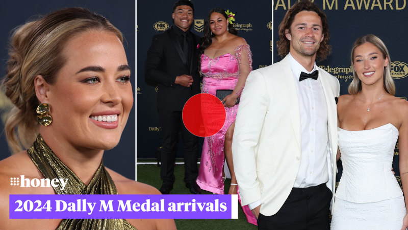 Stylish arrivals at the 2024 Dally M Awards