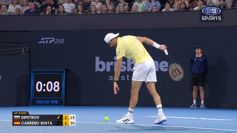 2026 Brisbane International Highlights: Grigor Dimitrov v Pablo Carreno Busta