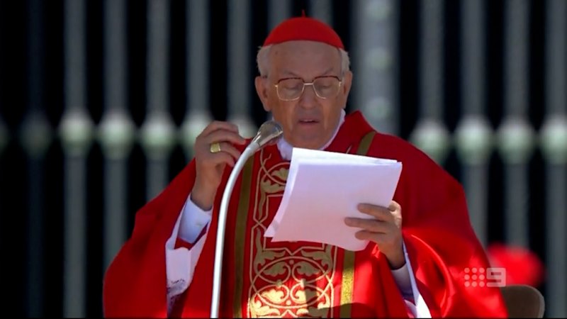 Homily to Pope Francis