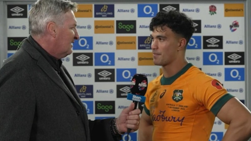 Suaalii wins man of the match on debut