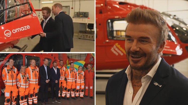 Prince William teams up with David Beckham on special royal engagement