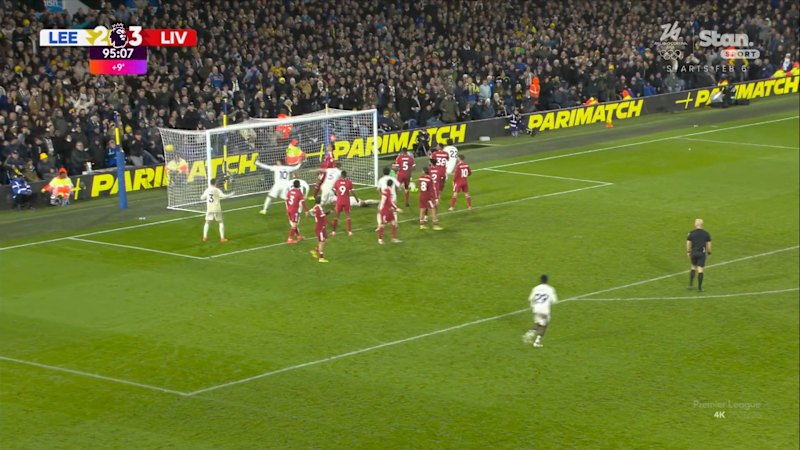 Liverpool stunned by 96th-minute equaliser