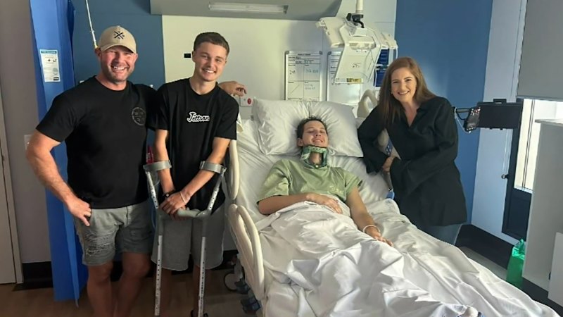 Paralysed teenager’s inspiring path to recovery