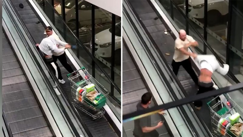 Police investigate shopping centre hammer fight on NSW Central Coast