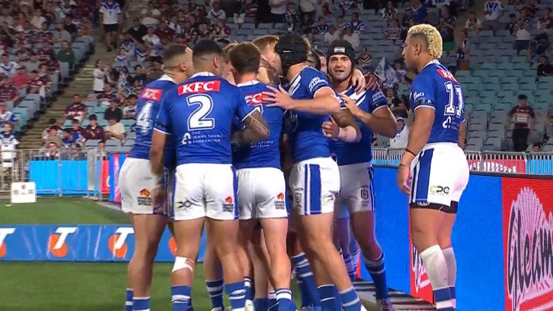 Bulldogs ripping team try in second minute