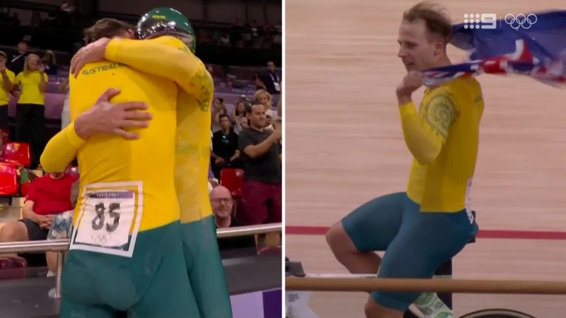 Flags fly, Aussies embrace after team pursuit gold