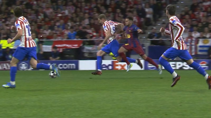 Barcelona star’s dummy spit