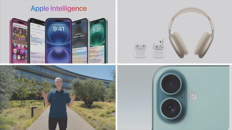 Apple unveils iPhone 16 and new AI features