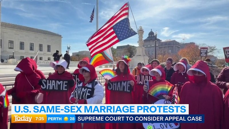 US Supreme Court considers overturning same-sex marriage ruling