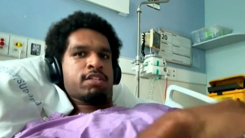 Good Samaritan allegedly stabbed when breaking up a fight speaks from hospital