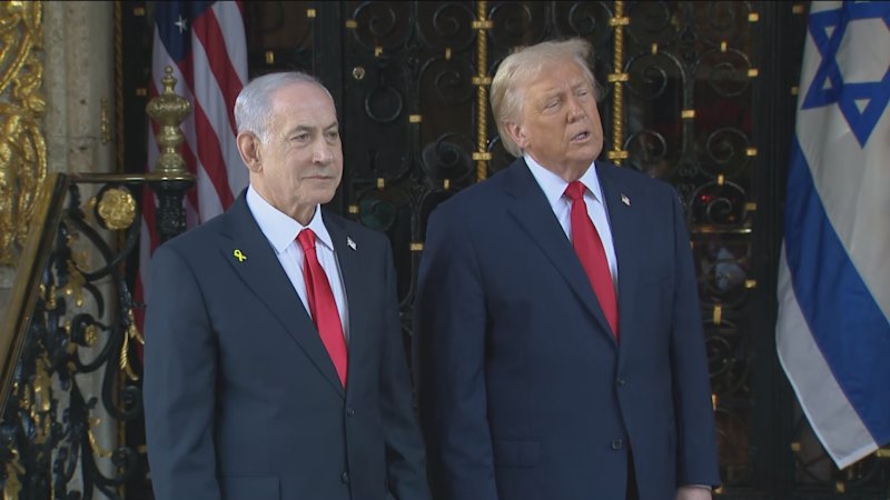 Trump meets with Netanyahu in Florida
