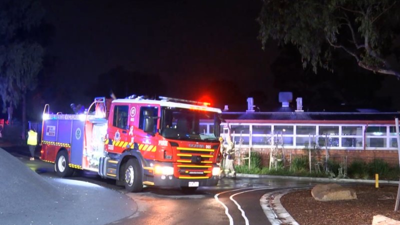 Canteen fire at Melbourne primary school deemed ‘suspicious’