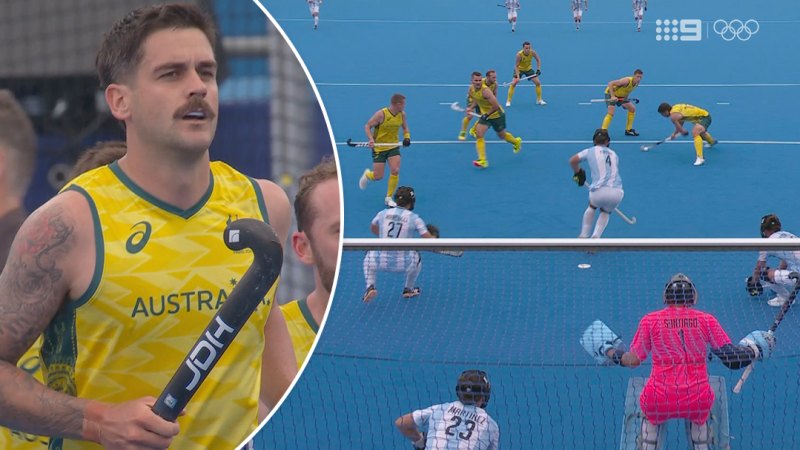 Kookaburras open the scoring against Argentina