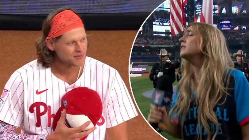 Country star’s off-key anthem at US baseball match