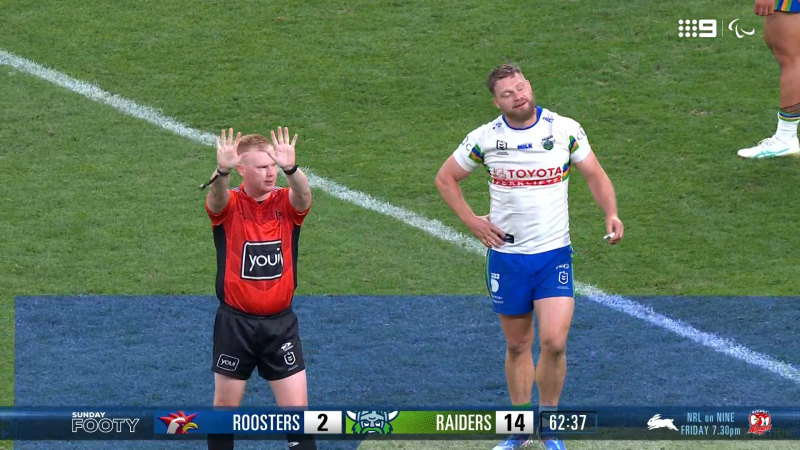 Raiders star sin binned again