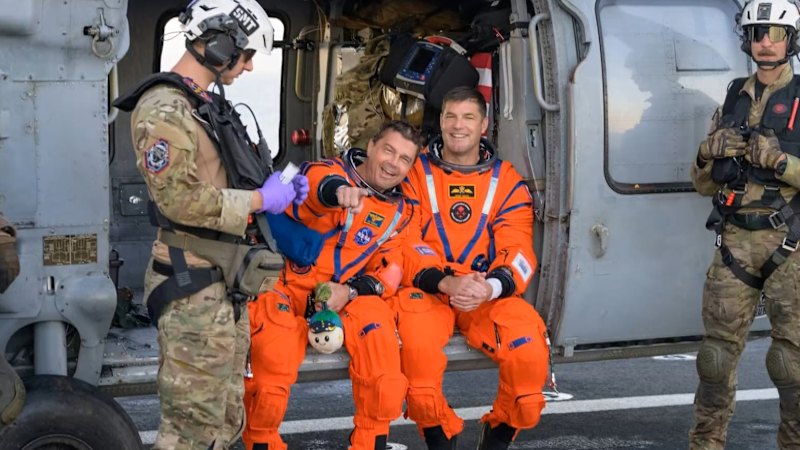 Artemis astronauts splash down back on earth