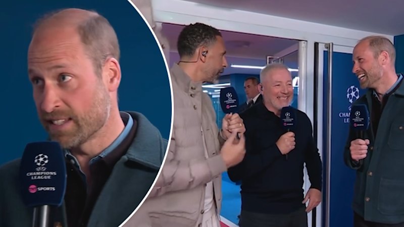 Prince William shares his prediction ahead of the Aston Villa match