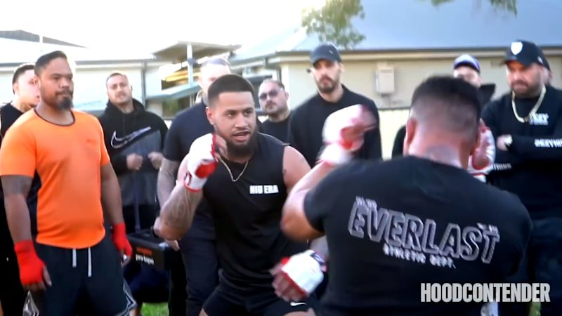 NSW men thrash it out in backyard fight club