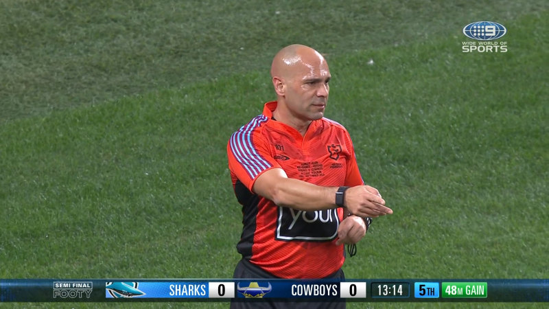 ‘Surprising’ call puts Sharks ahead