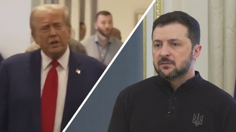 Ukraine's president hits back at Donald Trump