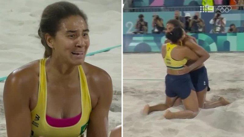 Aussies bow out of beach volleyball after Brazil comeback