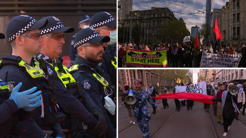 Anti-war protests continue in Melbourne