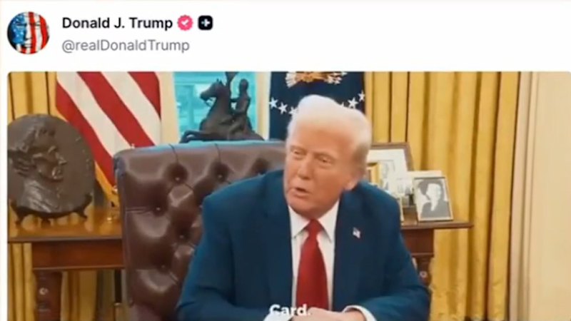 Trump shares bizarre AI video promoting 'MedBed' conspiracy