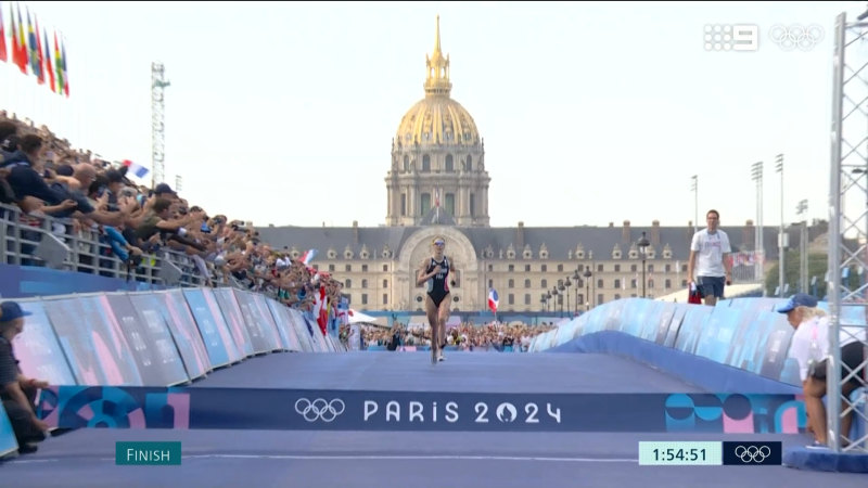 Home soil victory in women’s triathlon