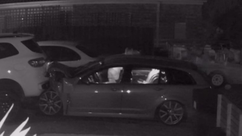 Driver cracked open drink after car ploughed into family home, witnesses allege