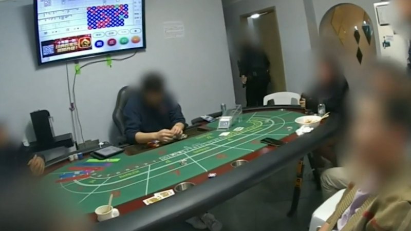 Alleged illegal gambling den raided in Perth's north